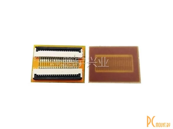 FFC/FPC-20P-1.0-20P-1.0 плата переходник для удлинения микрошлейфа FFC 20pin, шаг 1.0мм